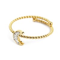 Ring Marlù Woman Time to in Steel Cristallo 18AN052G-S - 18AN052G-S